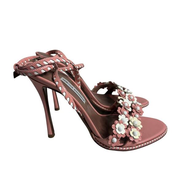 Tabitha Simmons Lynn Sandal Dusty Rose Size 5.5 - Picture 3 of 7